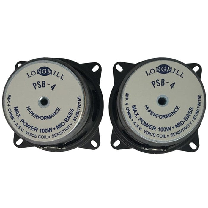 Car Audio Centre Car Speakers and Subs Car Audio Centre PSB-4 4" Mid-Bass Retro Speakers 200W Total Power ideal For Older Cars