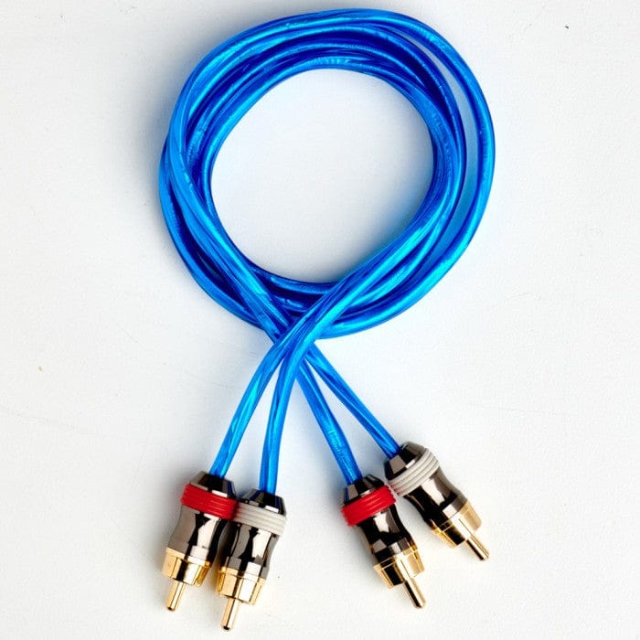 DB Audio Amp Wiring and Fitting Parts DB Audio DBR201 1 Metre Double Shielded RCA Cable Perfect for Car Audio Amplifier & Home Audio Amps