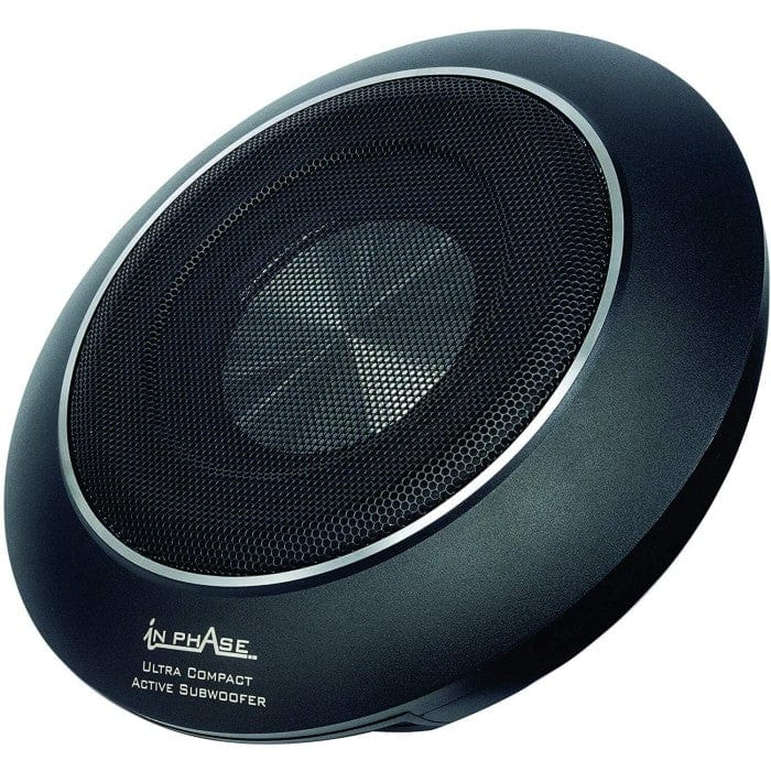 In Phase Car Speakers and Subs In Phase USW10 300W Underseat Subwoofer with Wiring Kit and Bass Remote
