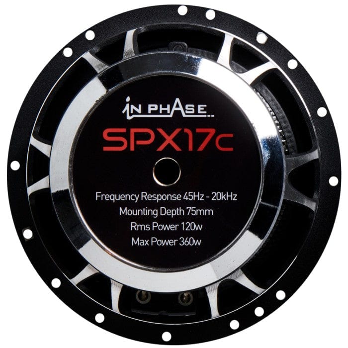 In Phase Car Speakers and Subs In Phase SPX17C - Professional 17cm 160W 2-way Component Speaker set