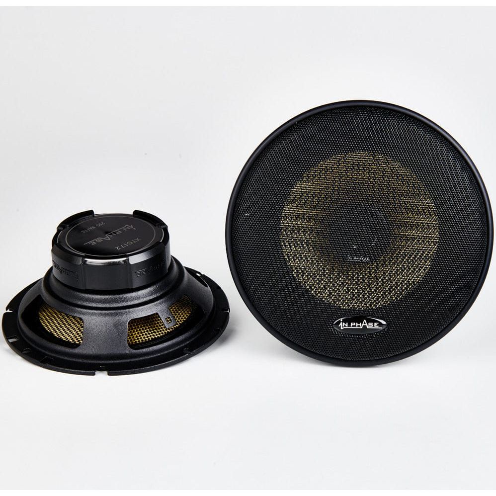 In Phase Car Speakers and Subs In Phase XTC17.2 17cm 250 Watts 2-Way Rotary Tweeter Car Door/Shelf Speakers