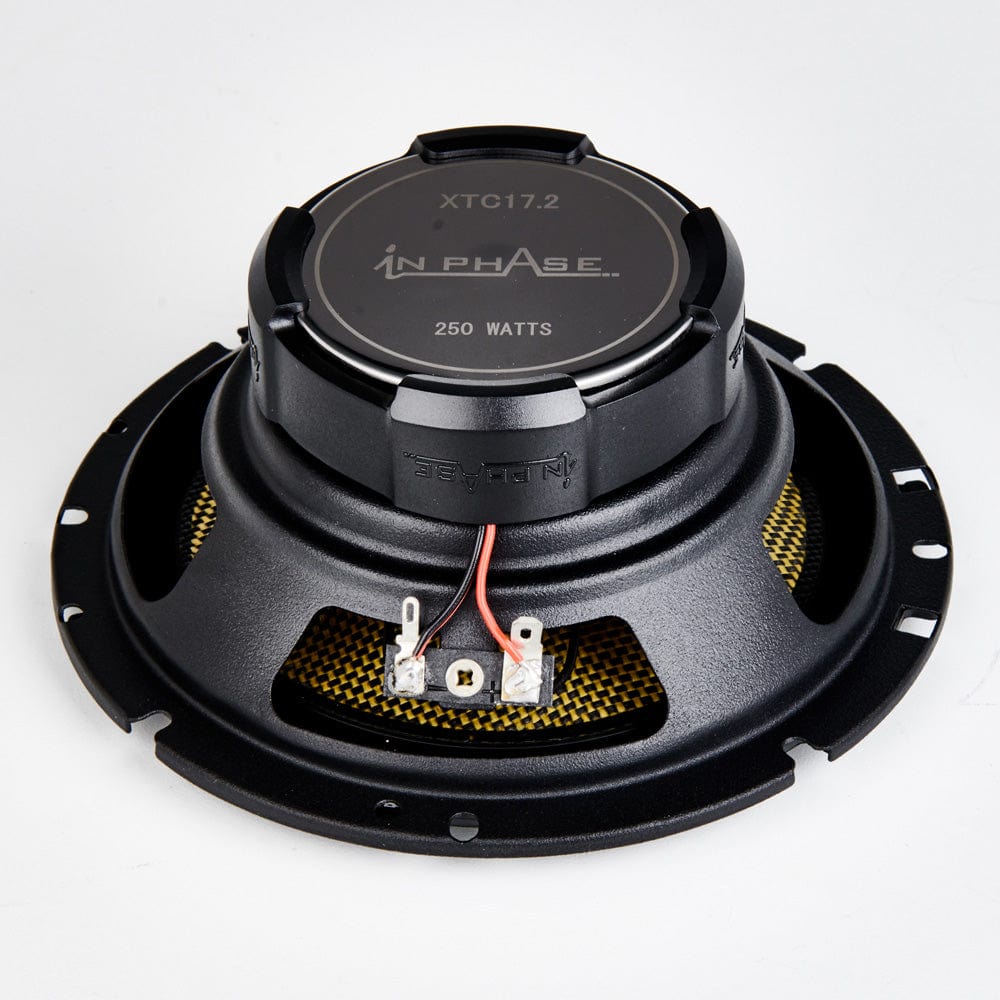 In Phase Car Speakers and Subs In Phase XTC17.2 17cm 250 Watts 2-Way Rotary Tweeter Car Door/Shelf Speakers