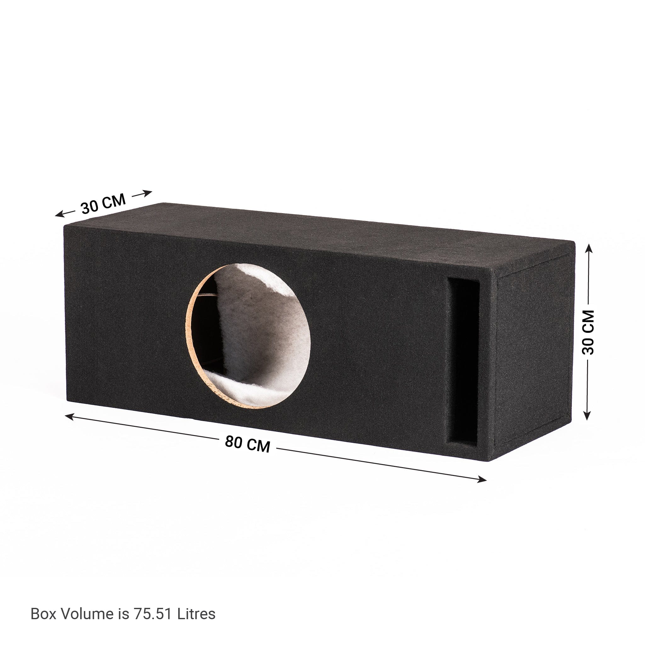 In Phase Car Speakers and Subs In Phase BX10TREX 10" Slot Ported Subwoofer Enclosure for DB Audio T-REX10