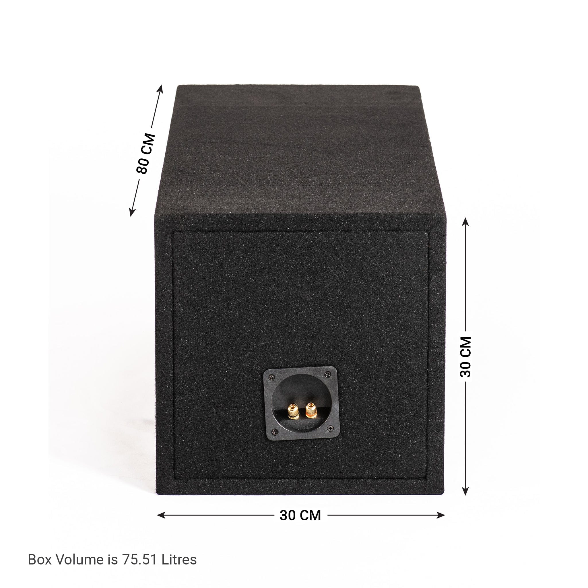 In Phase Car Speakers and Subs In Phase BX10TREX 10" Slot Ported Subwoofer Enclosure for DB Audio T-REX10