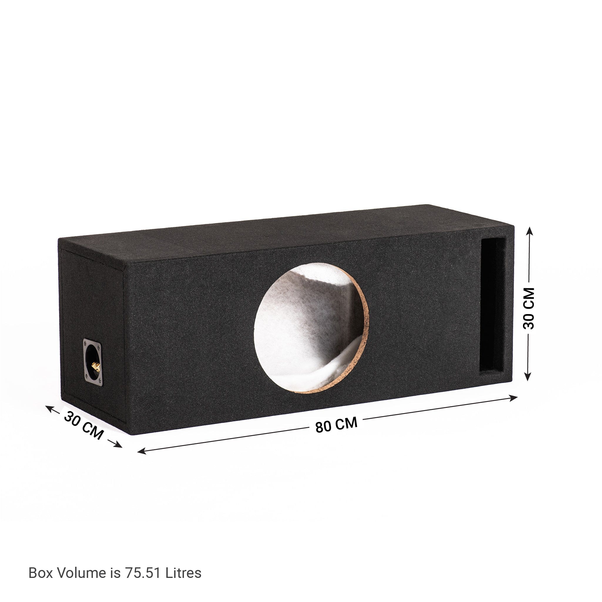 In Phase Car Speakers and Subs In Phase BX10TREX 10" Slot Ported Subwoofer Enclosure for DB Audio TREX10
