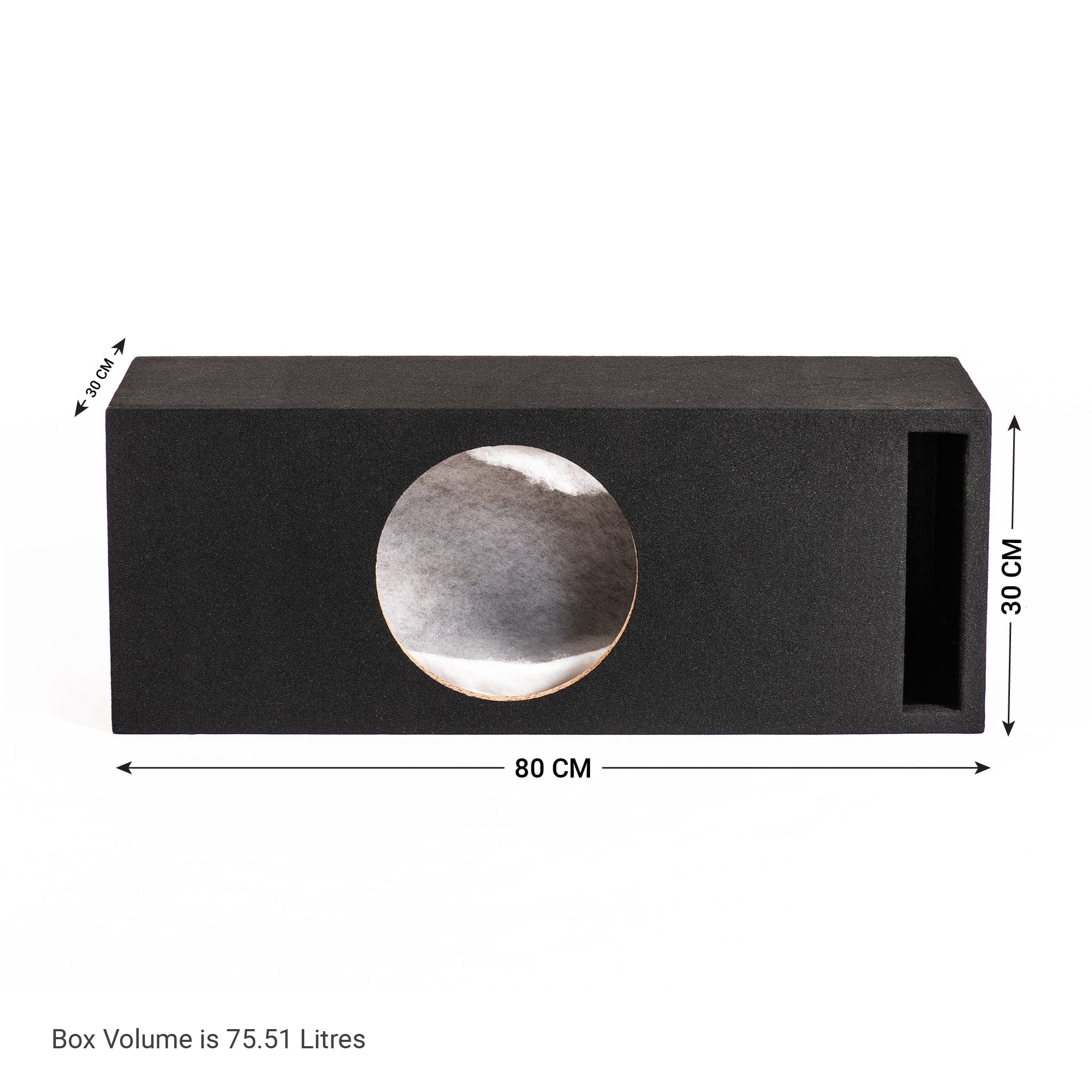 In Phase Car Speakers and Subs In Phase BX10TREX 10" Slot Ported Subwoofer Enclosure for DB Audio TREX10