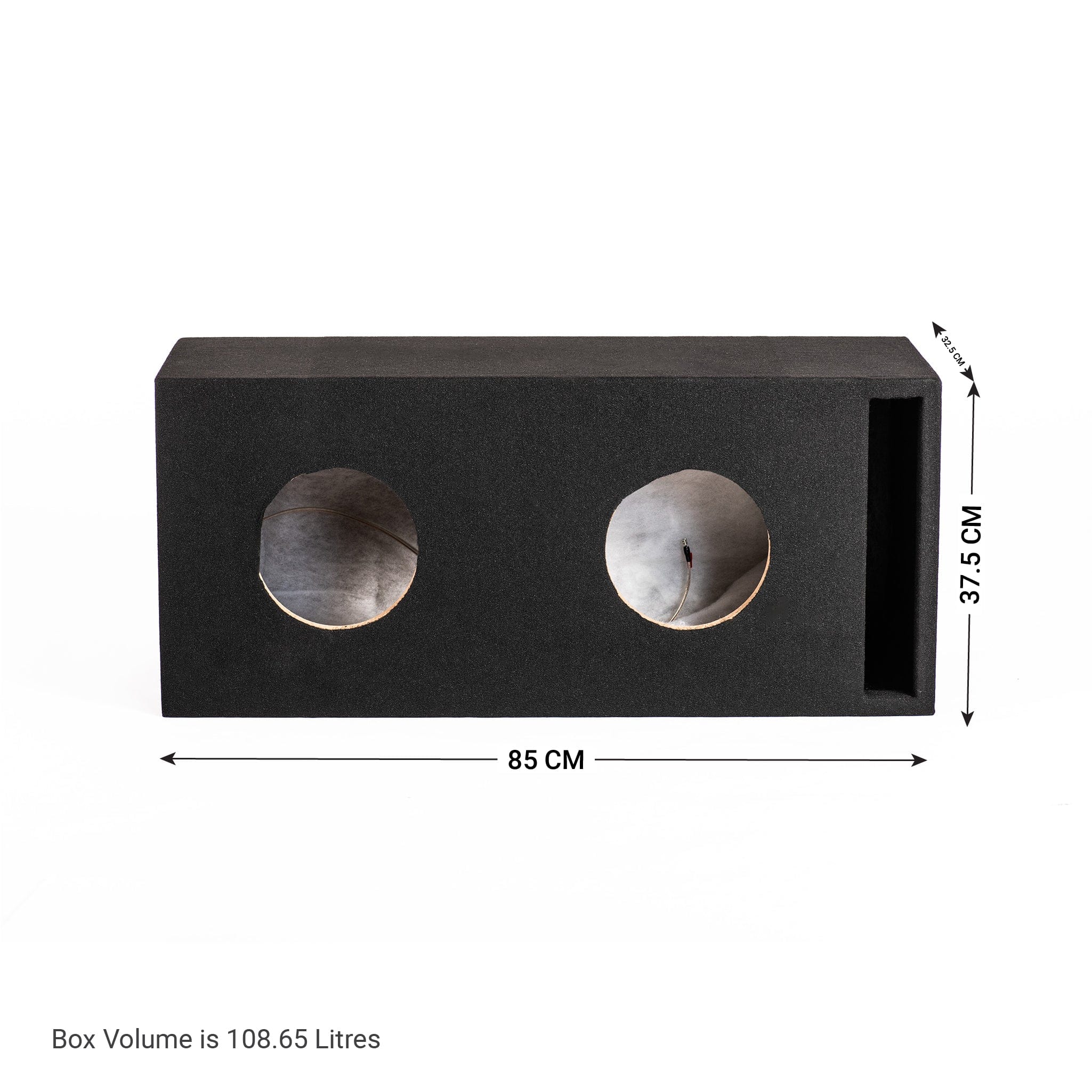 In Phase Car Speakers and Subs In Phase BX28XT Double 8" Ported Subwoofer Enclosure for TWO In Phase XT-8 Subwoofers