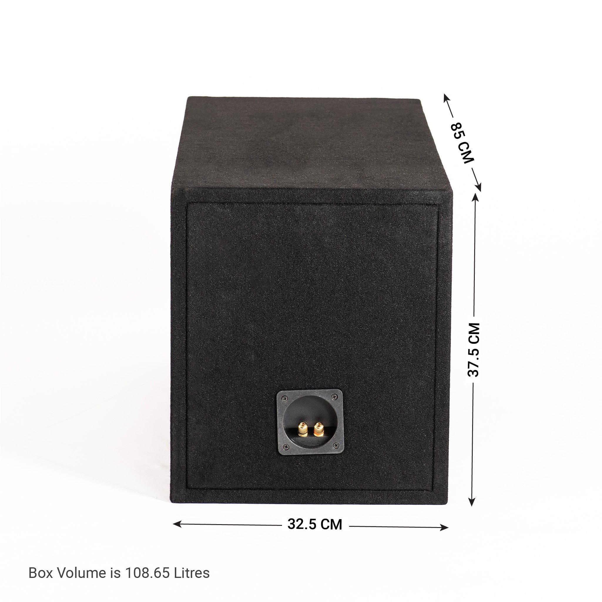 In Phase Car Speakers and Subs In Phase BX28XT Double 8" Ported Subwoofer Enclosure for TWO In Phase XT-8 Subwoofers