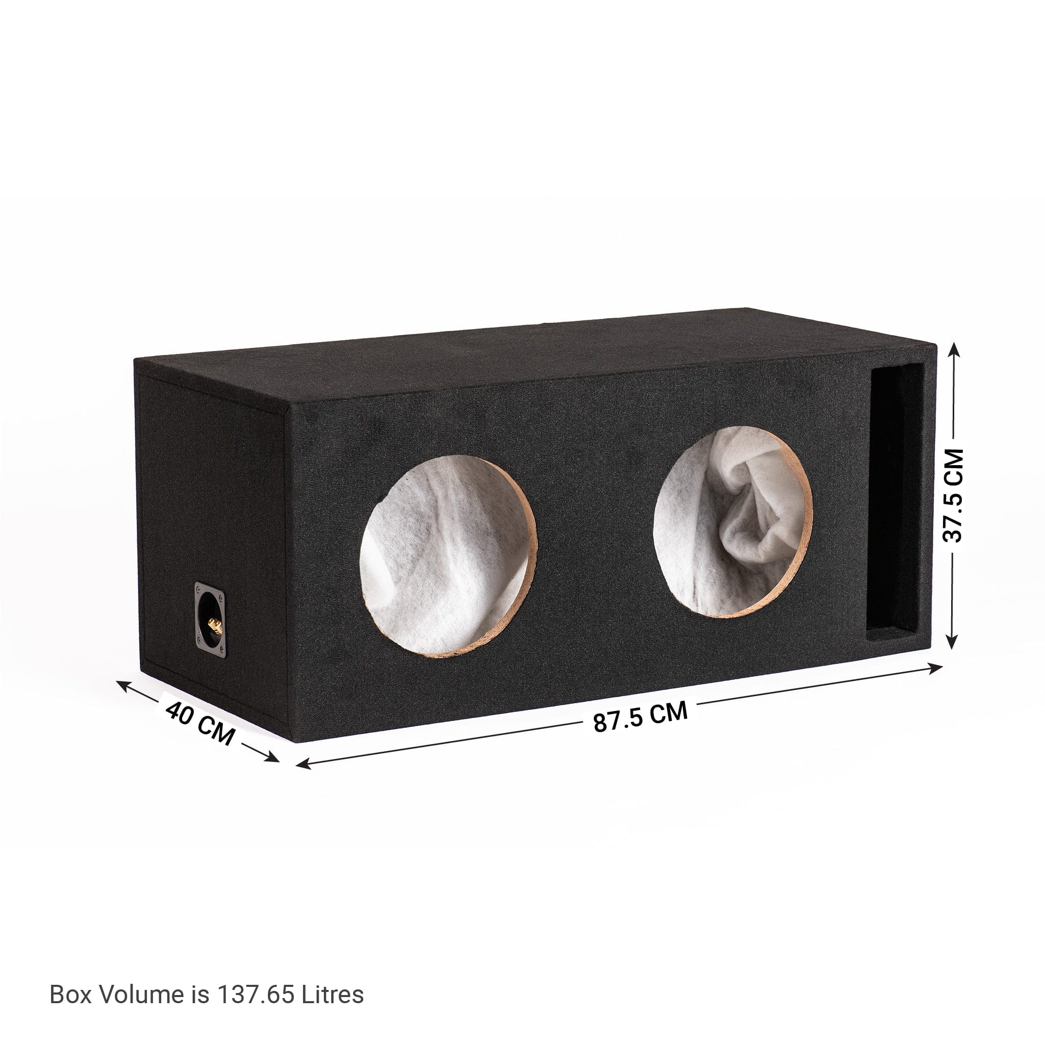 In Phase Car Speakers and Subs In Phase BX210XT Double 10" Ported Subwoofer Enclosure for TWO In Phase XT-10