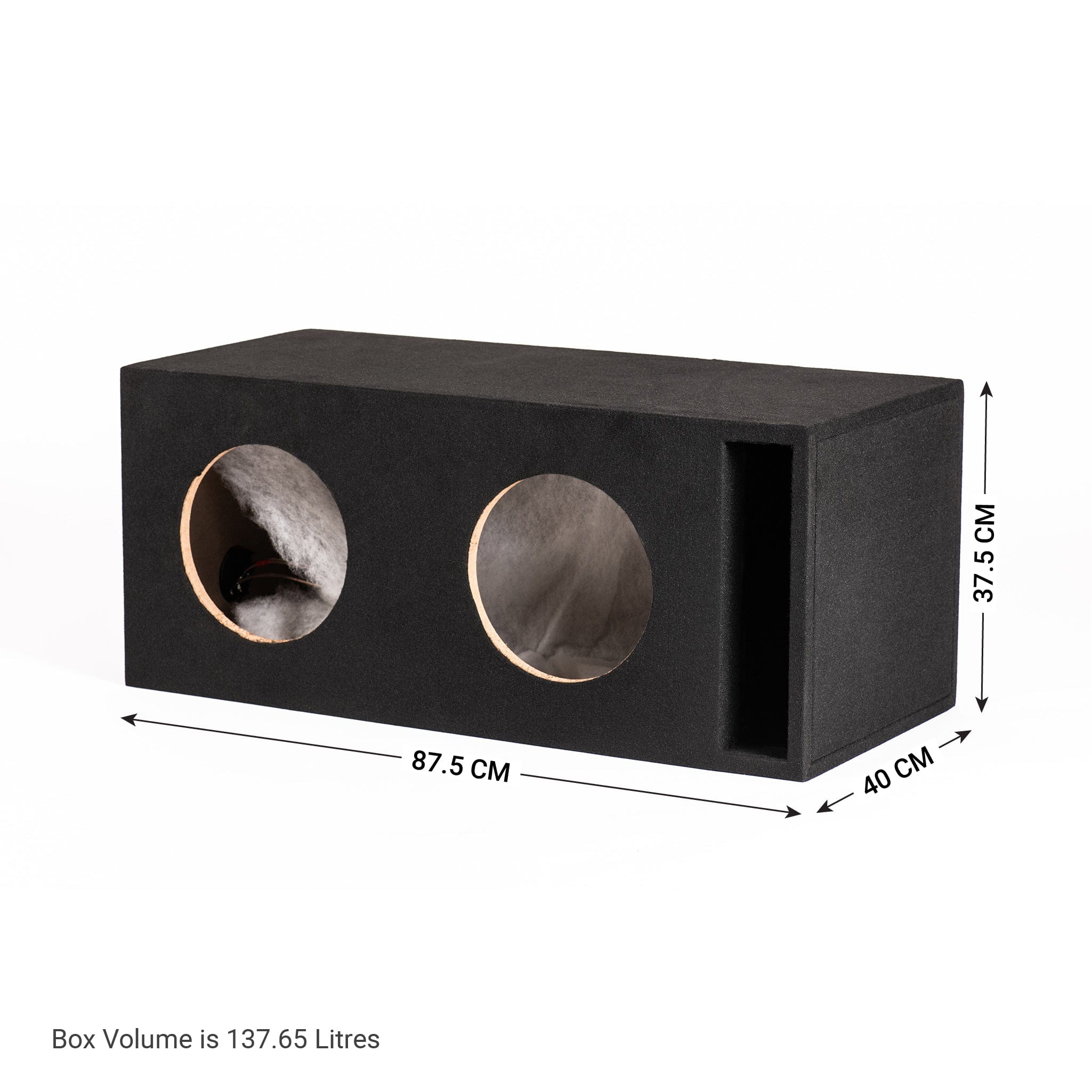 In Phase Car Speakers and Subs In Phase BX210XT Double 10" Ported Subwoofer Enclosure for TWO In Phase XT-10