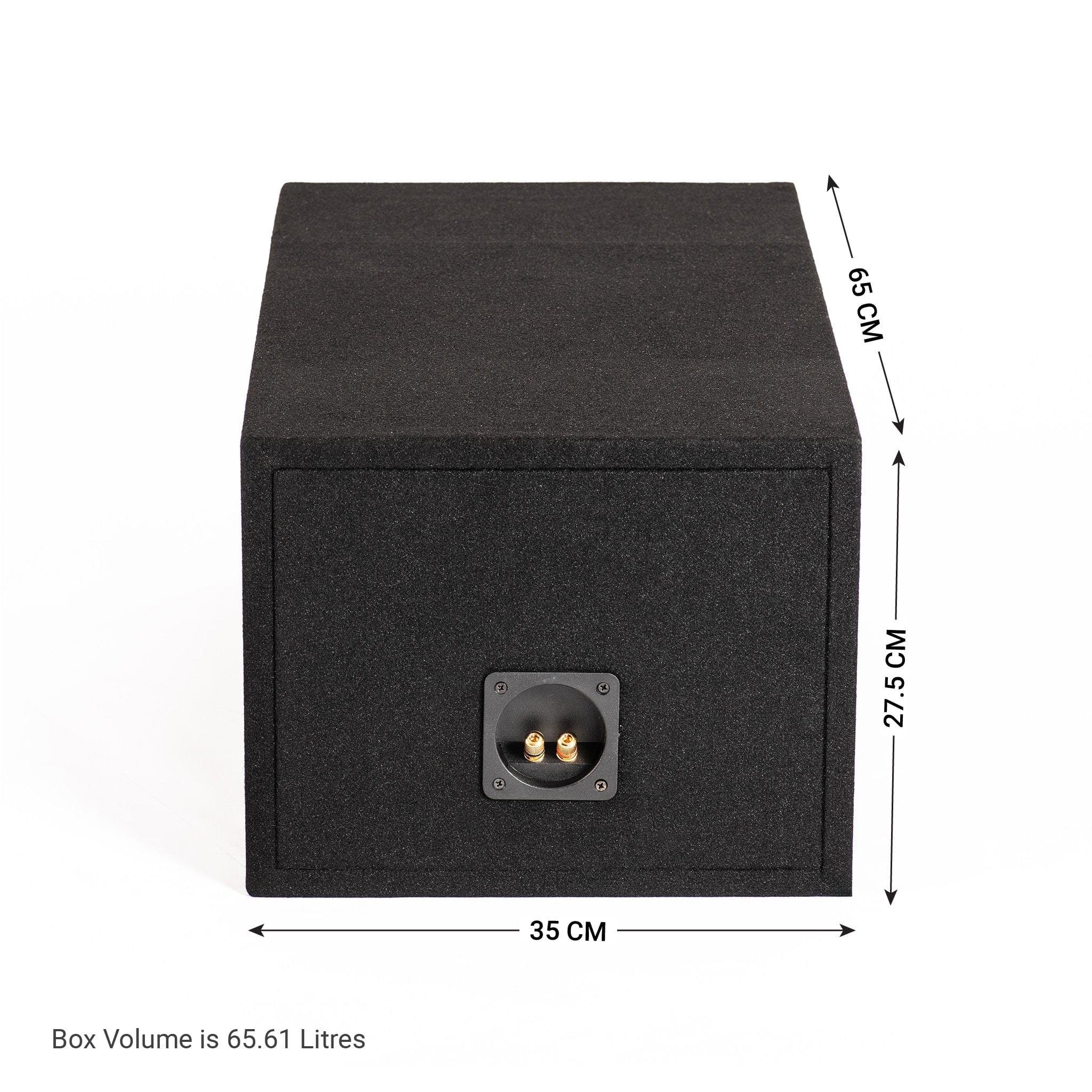 In Phase Car Speakers and Subs In Phase BX-8XT 8" Slot Ported High Quality Subwoofer Enclosure for XT-8