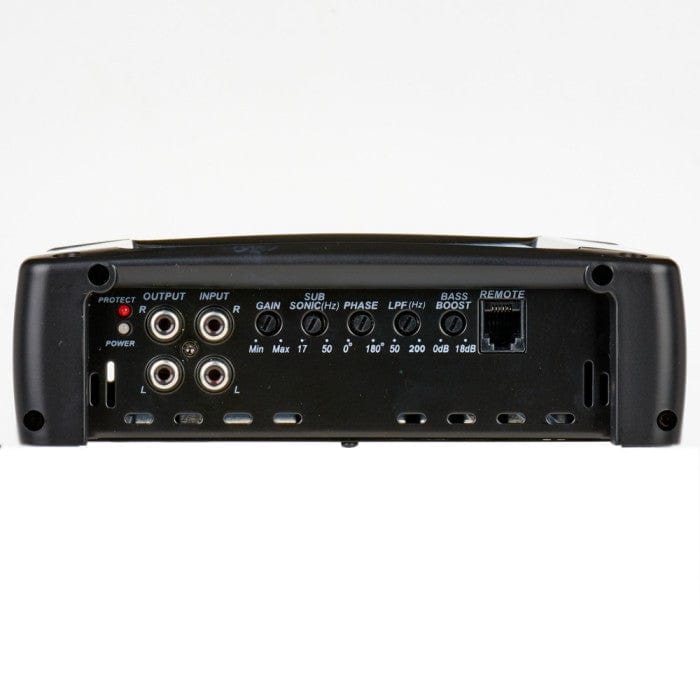 Juice Amps Juice JA1201D 1200W 1-Channel Mono Peak Power Car Amplifier, Bass Remote, 1 Ohm Stable, RCA Output