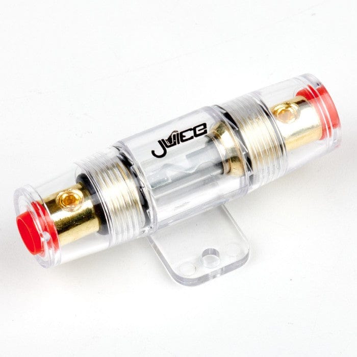 Juice Amp Wiring and Fitting Parts Juice JWTRU422D 4 Gauge 2500W Amplifier Wiring Kit for Installing 2 Amplifiers