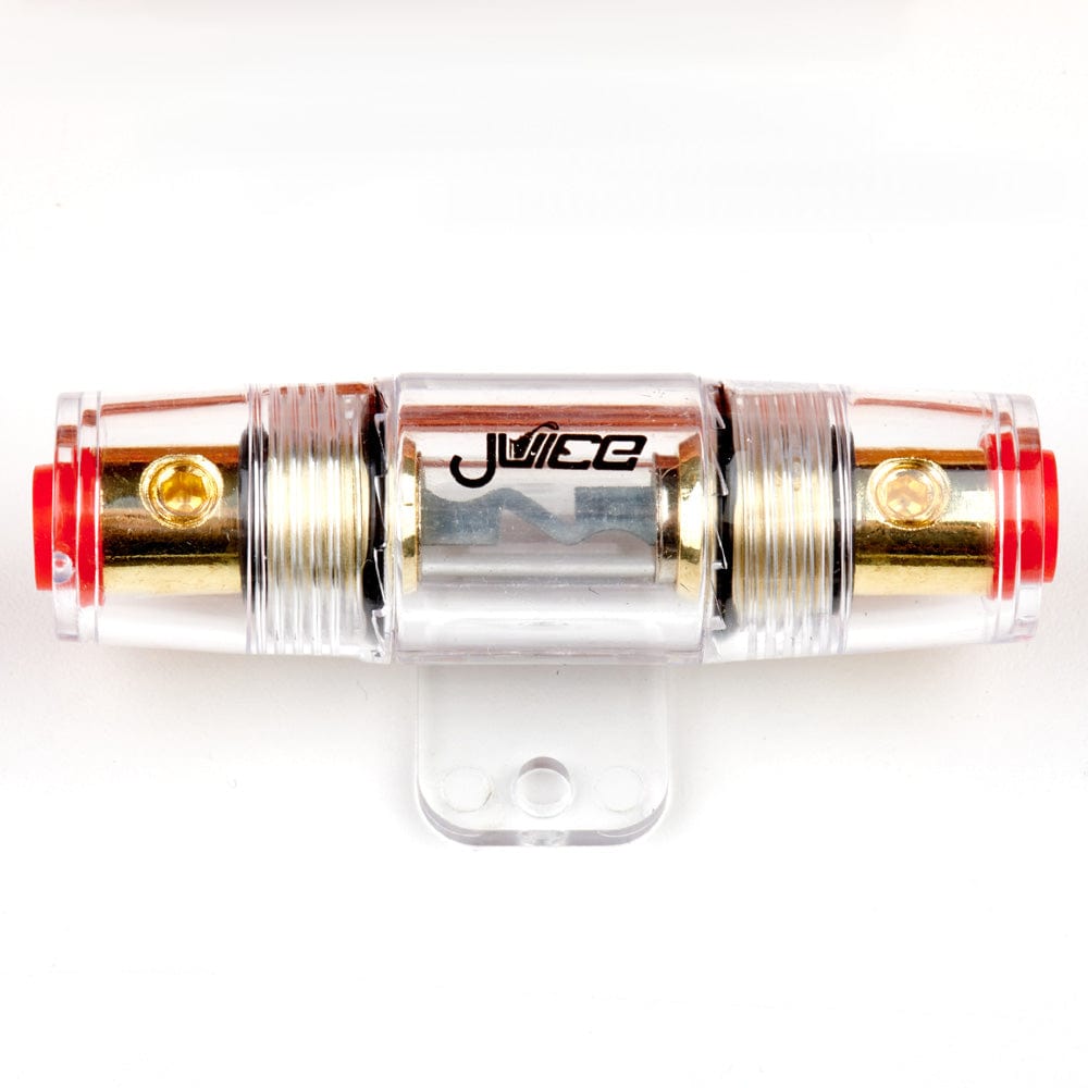 Juice Amp Wiring and Fitting Parts Juice JWTRU422D 4 Gauge 2500W Amplifier Wiring Kit for Installing 2 Amplifiers