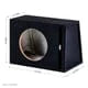 Juice Enclosed Subwoofers Juice JS8 1000W Bass Box Package with Ported Enclosure