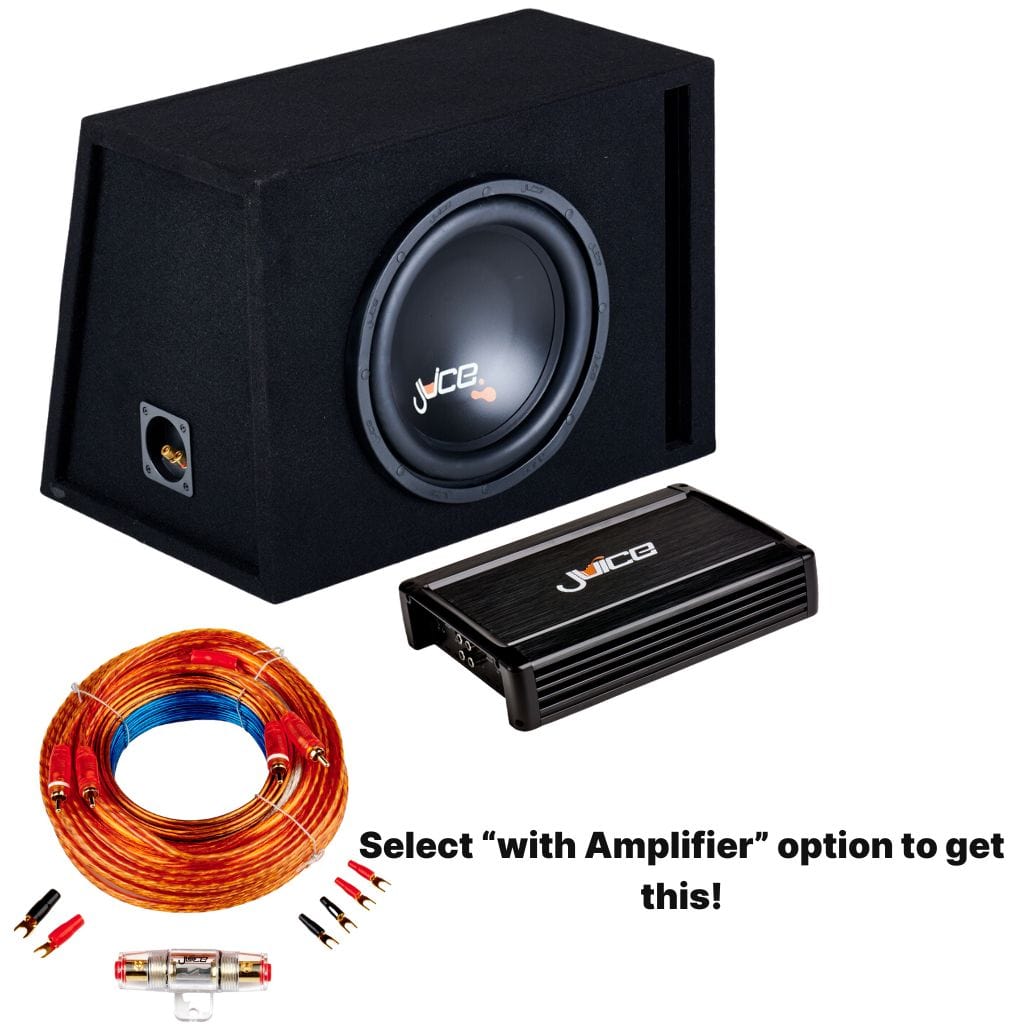 Juice Enclosed Subwoofers Juice JS12 1400W Bass Box Package with Ported Enclosure
