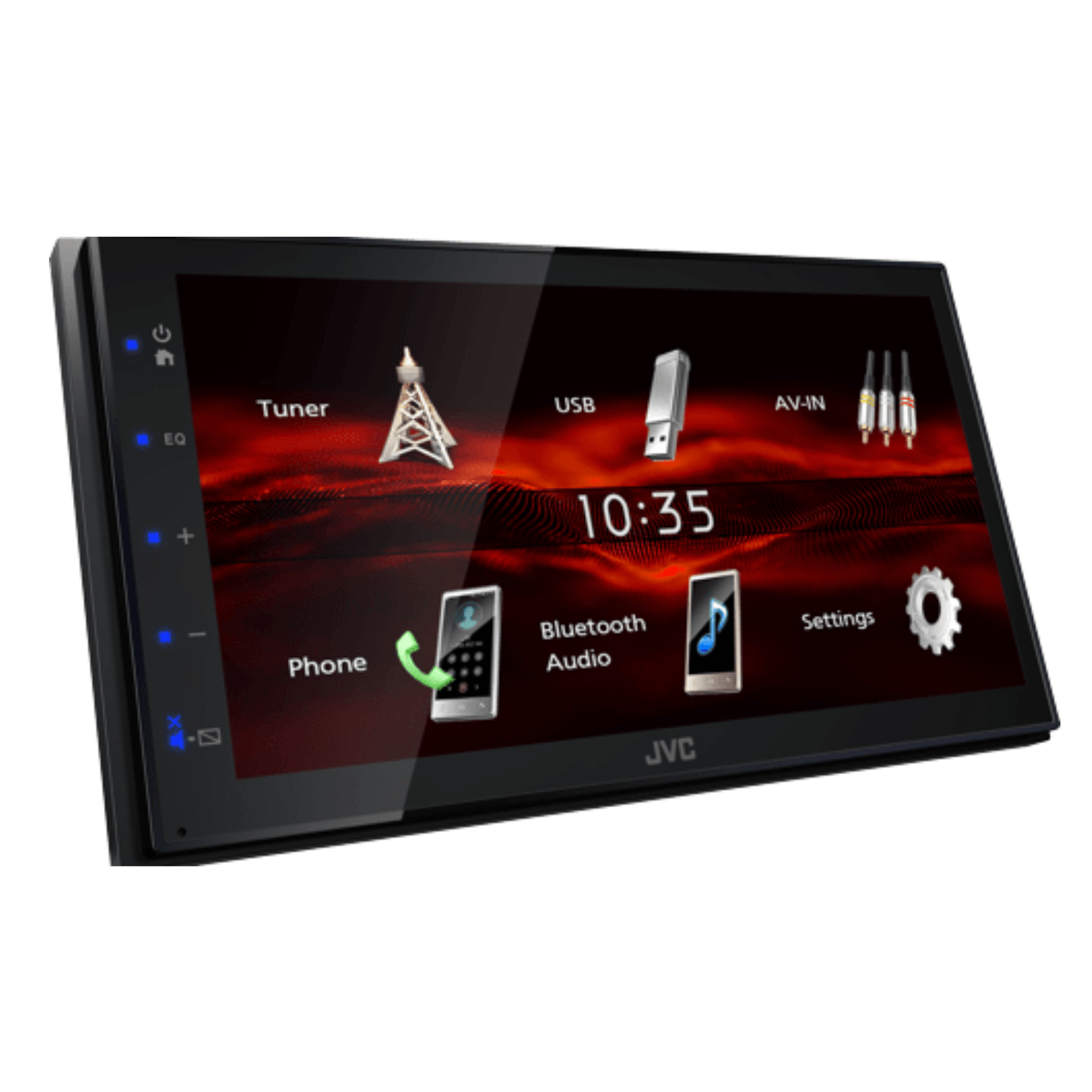 JVC Car Stereos JVC KW-M180BT 6.8" Mechless Media Receiver with Built-In Bluetooth