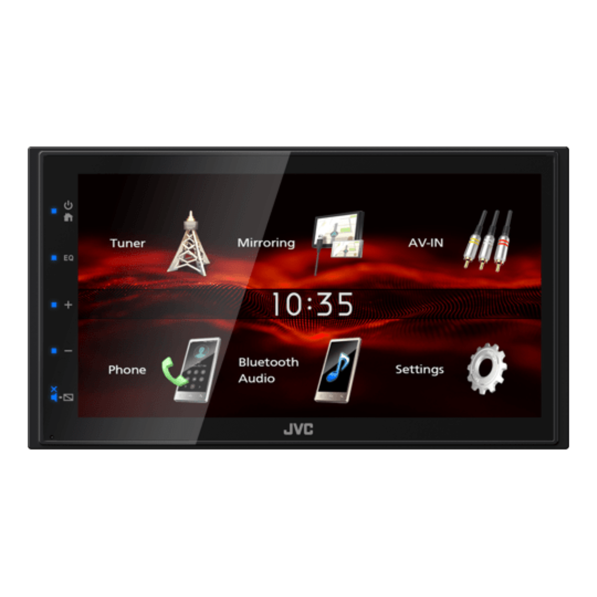 JVC Car Stereos JVC KW-M180BT 6.8" Mechless Media Receiver with Built-In Bluetooth