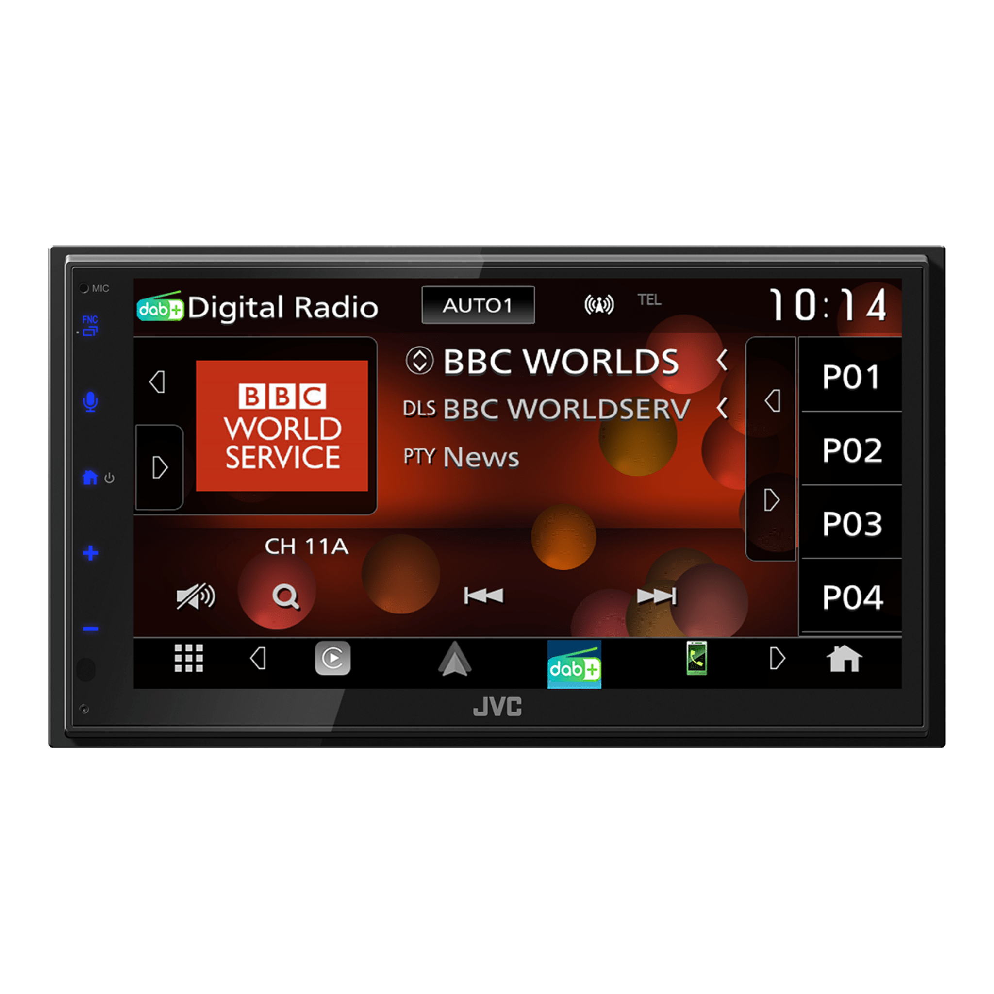 JVC Car Stereos JVC KW-M695DBW – 6.8" Digital Media Receiver