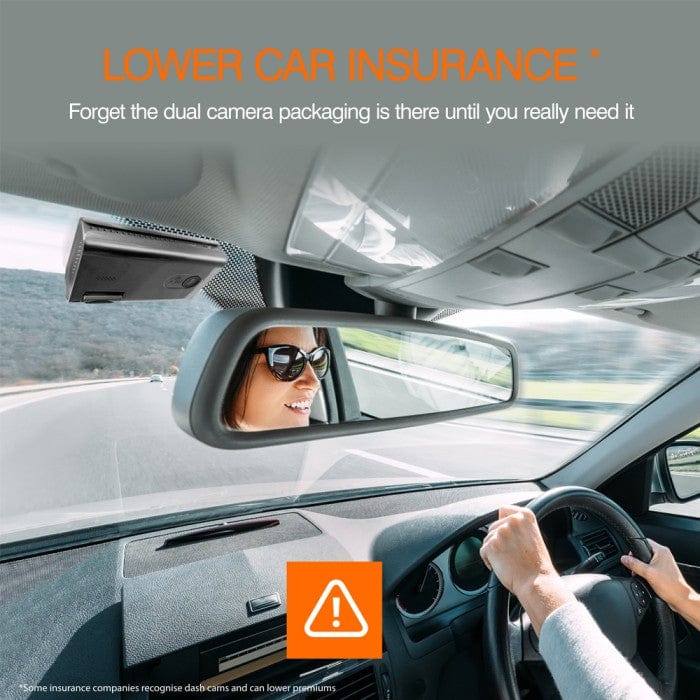 Road Angel Road Safety Road Angel Halo Pro 2K 1440p Dual Dash-Camera, with 140° Front + 120° 1080p Rear Cams, Super Night Vision, Built-in Wi-Fi, Winter Mode with Fitting Kit