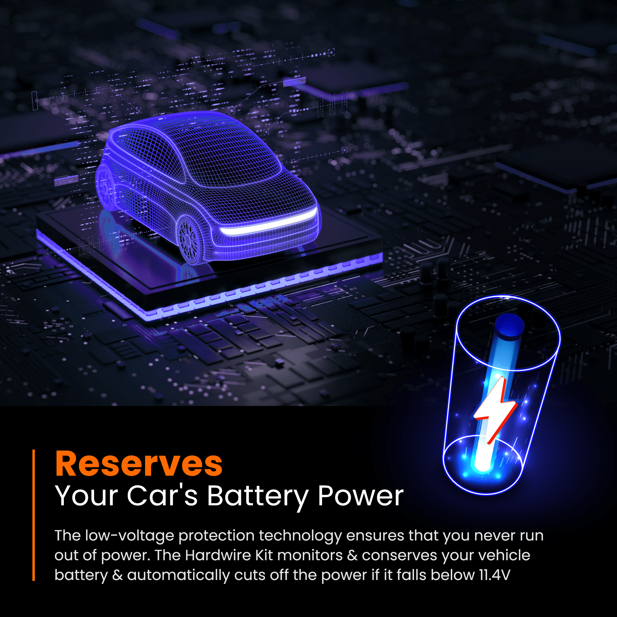 Road Angel Road Safety Road Angel HWK12V 12 Volt Hard Wiring Kit for Halo Pro