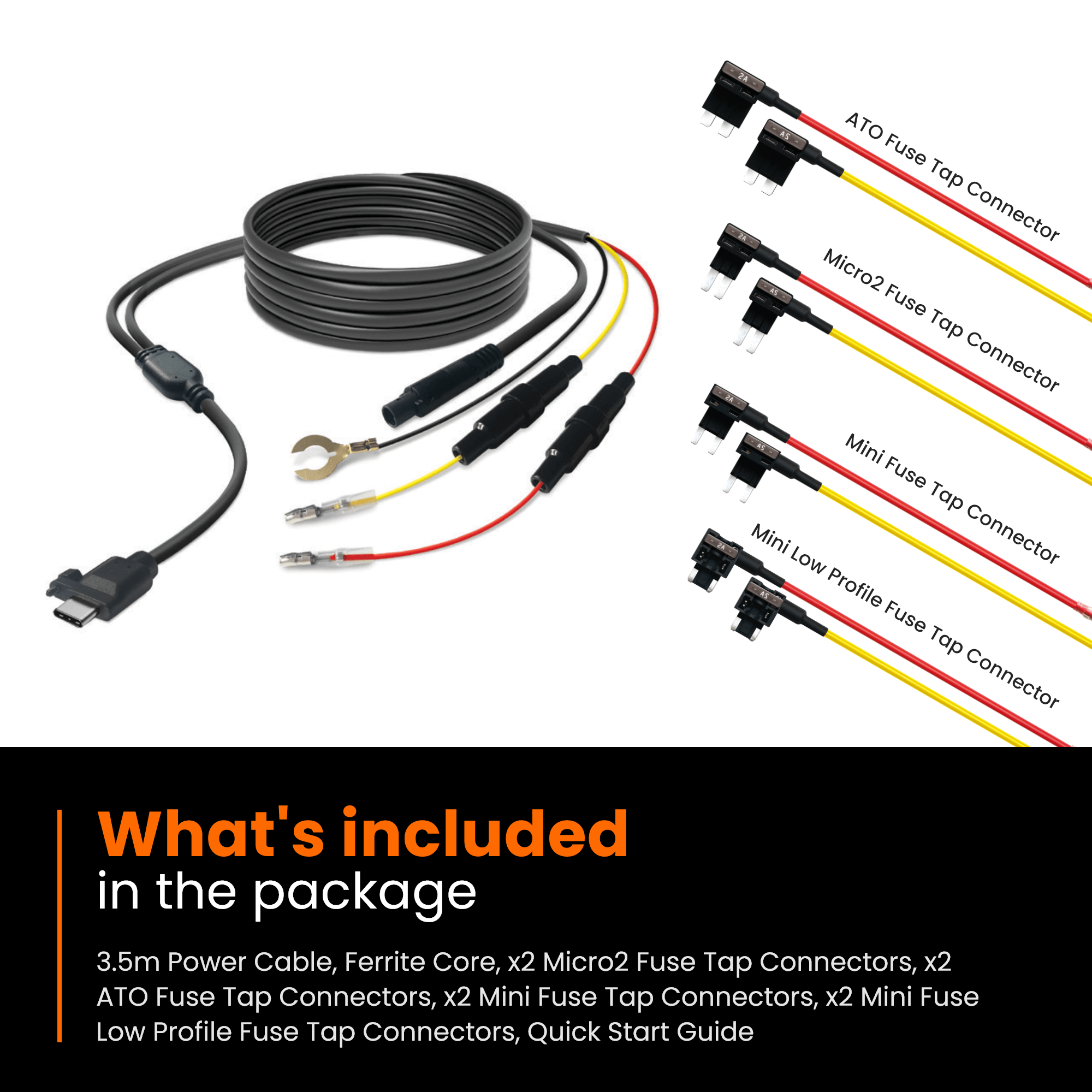 Road Angel Road Safety Road Angel HWK12V 12 Volt Hard Wiring Kit for Halo Pro