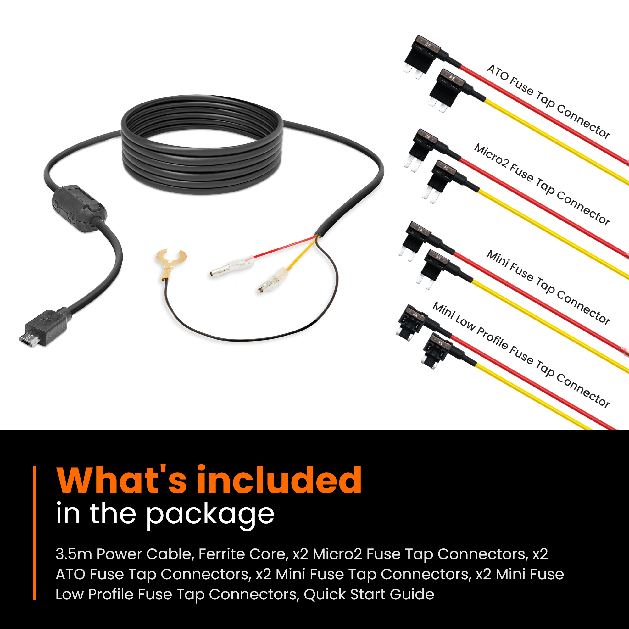 Road Angel Fitting Accessories Road Angel Road Angel HWK5V Halo Go/Drive and Pure Hard Wiring Kit