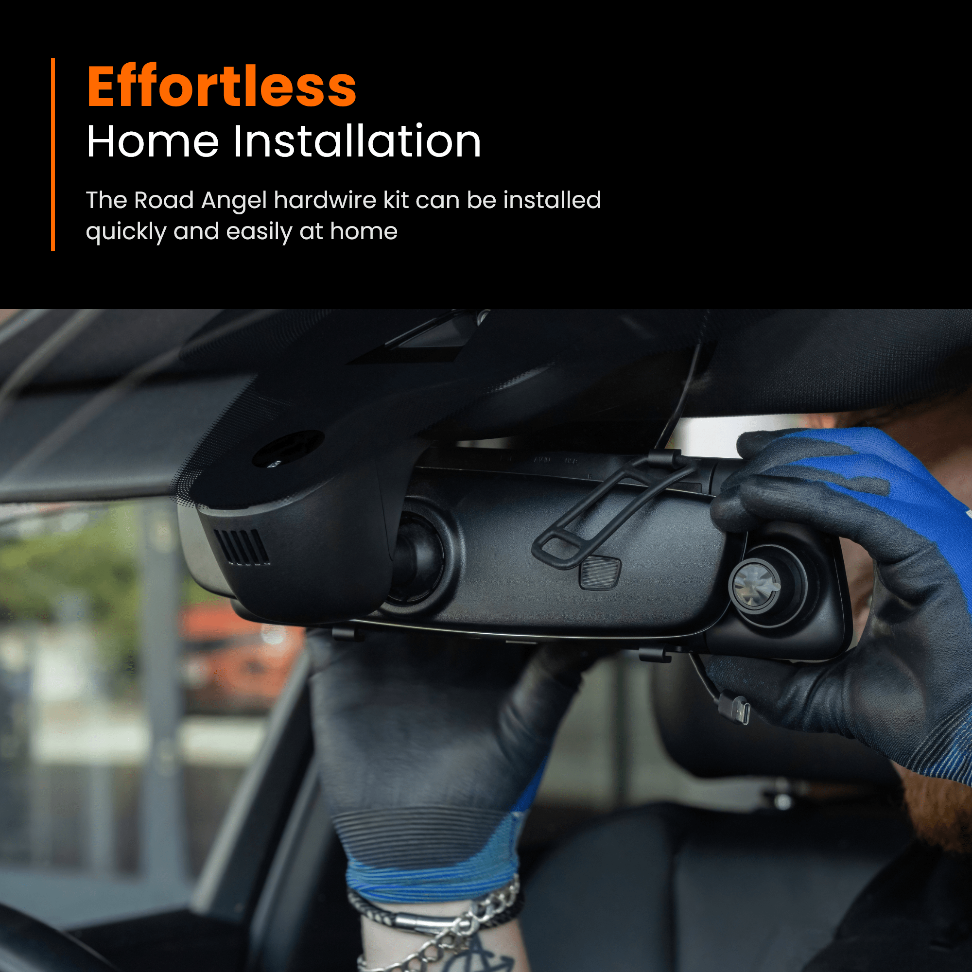 Road Angel Road Safety Road Angel HWK5VIEW 5 Volt Hard Wiring Kit for Halo View and Aura HD5