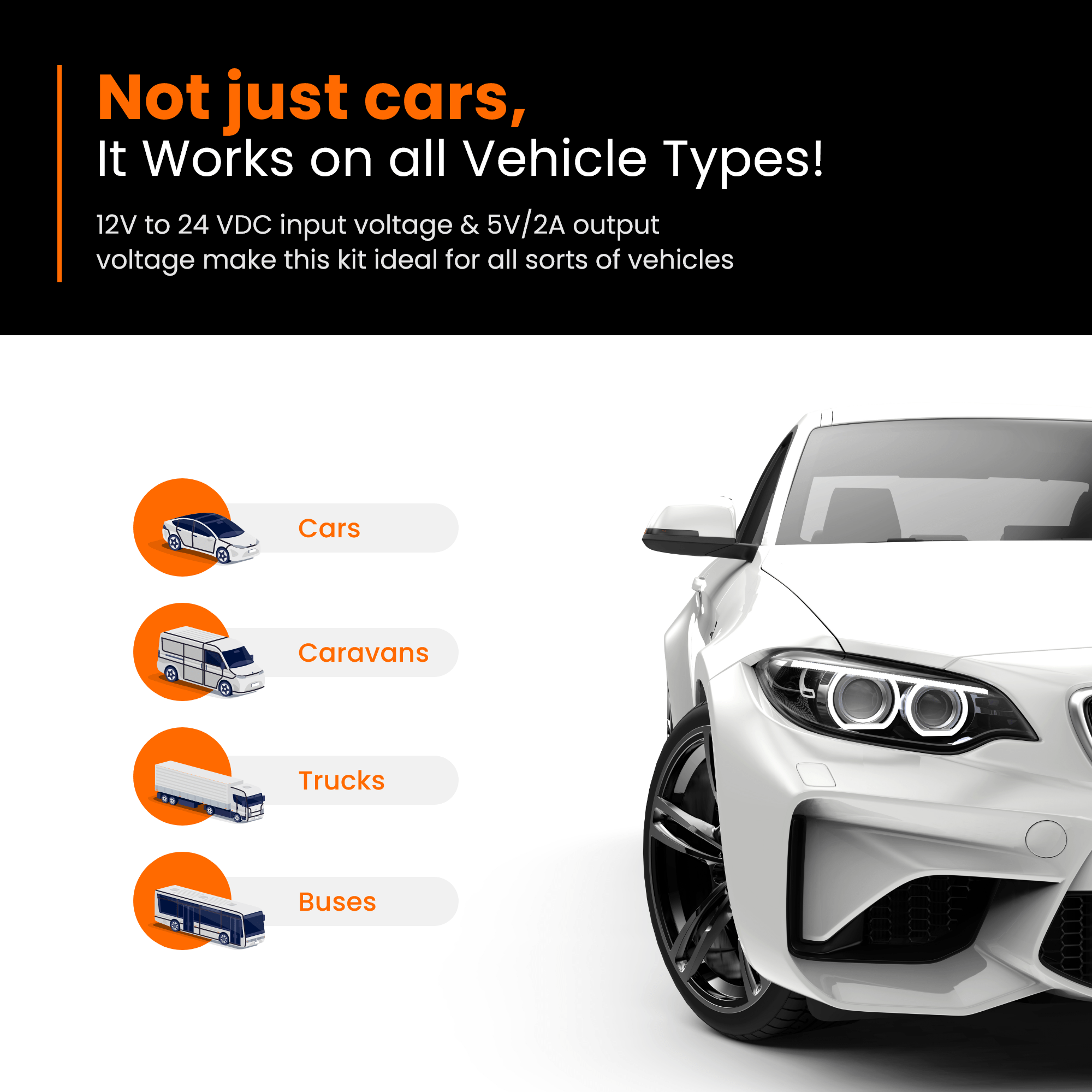 Road Angel Road Safety Road Angel RA7300C Halo Ultra Type C Hardwiring Kit for Parking Mode