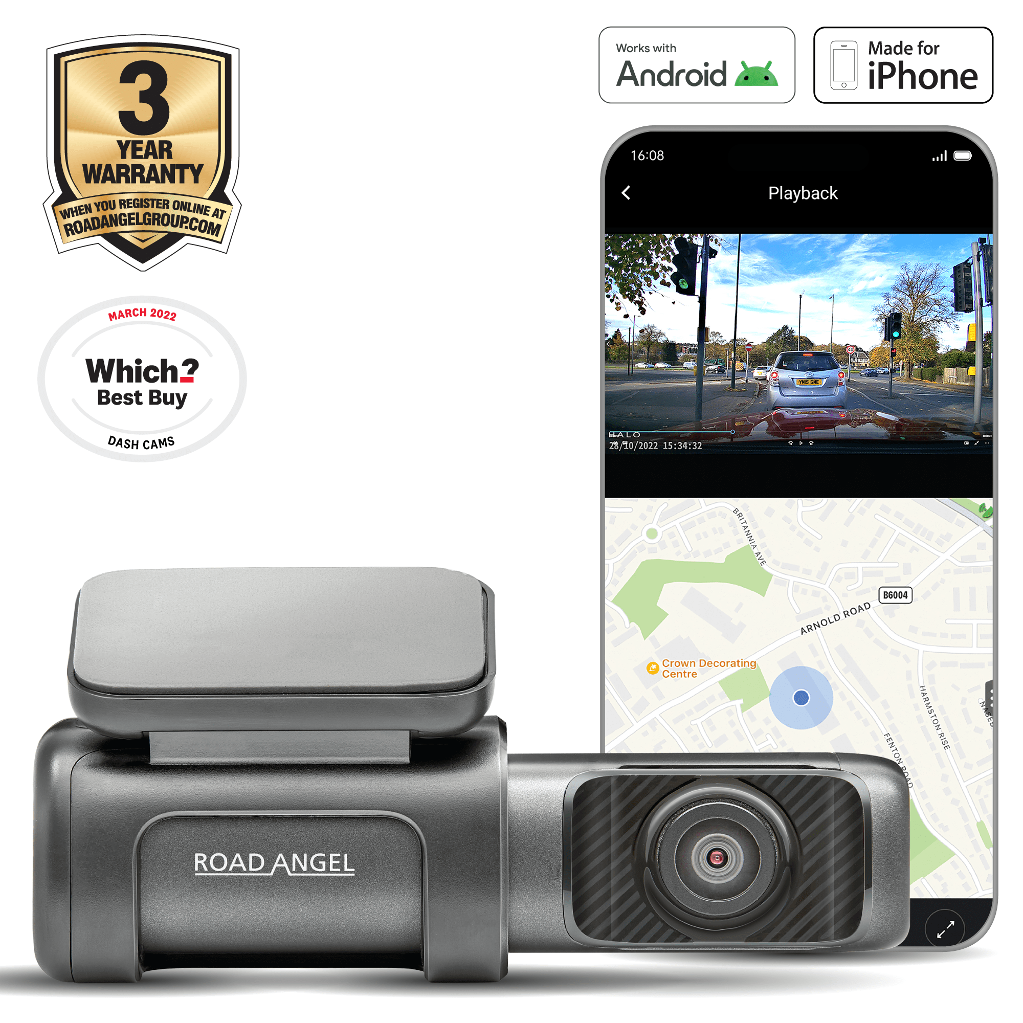 Road Angel Halo Ultra, Dashcam Welche ist die beste Dashcam 2022?