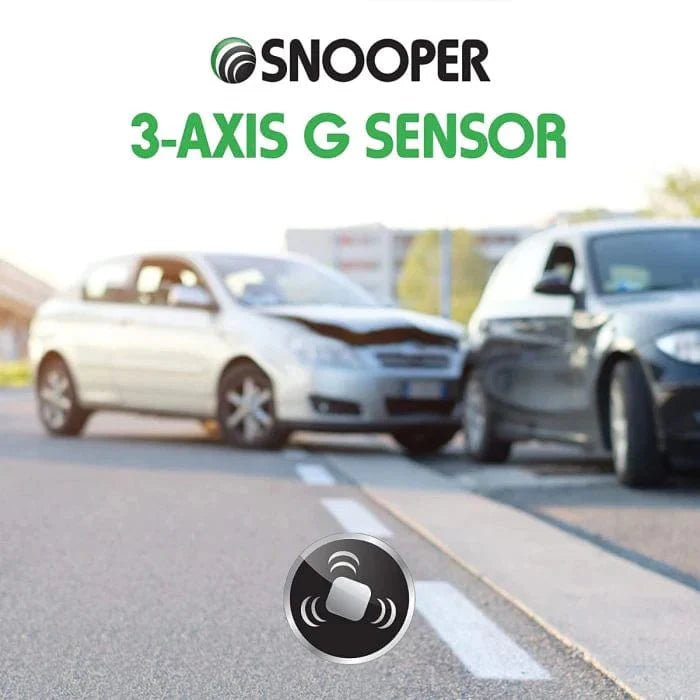 Snooper Road Safety Snooper MY-CAM-RFC2 HD Dash Cam with Reversing 3" LCD Screen Loop Recording GPS Parking Mode and WiFi