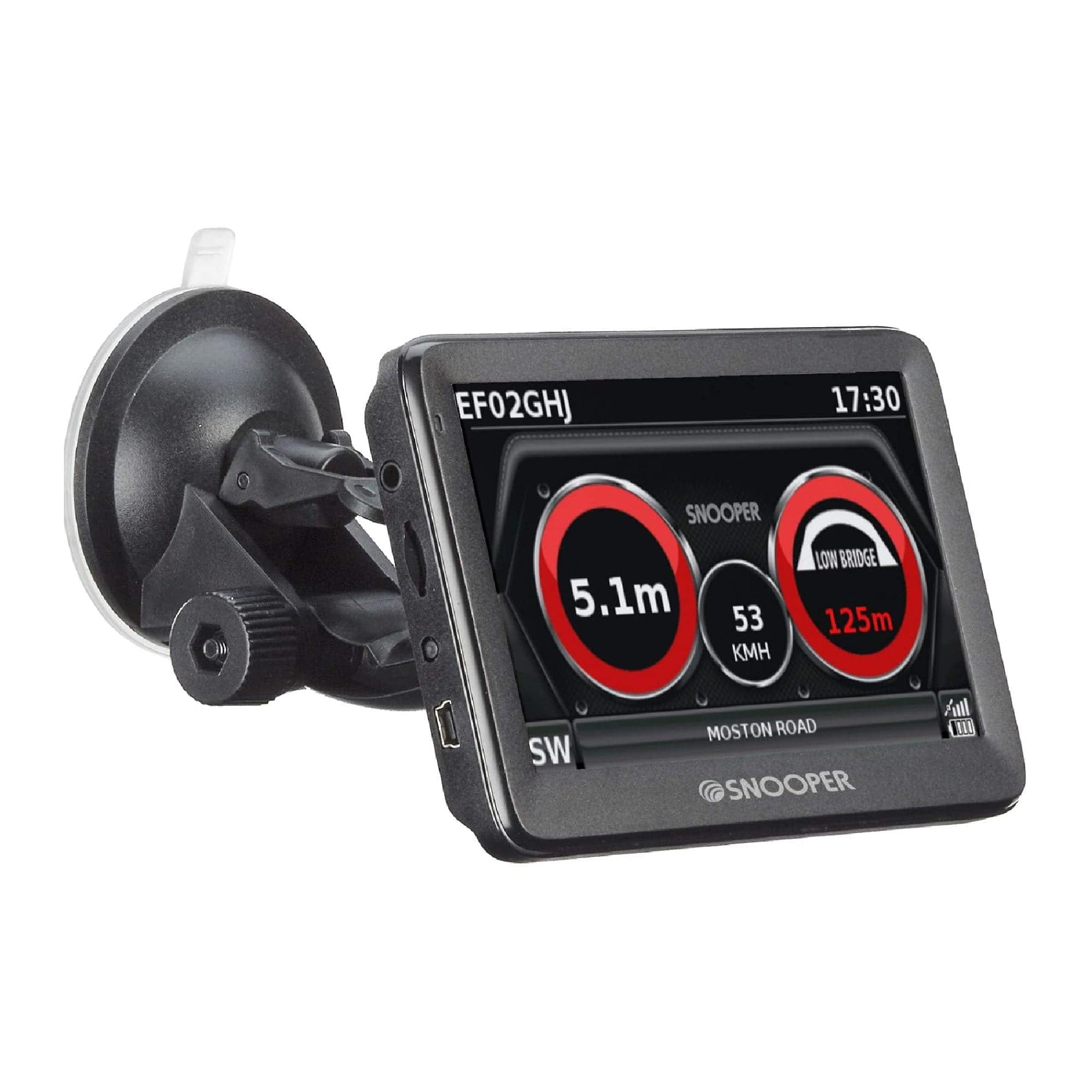 Snooper Road Safety Snooper Truckmate Bridge-Saver Low Bridge Alert System with 5" LCD Touchscreen