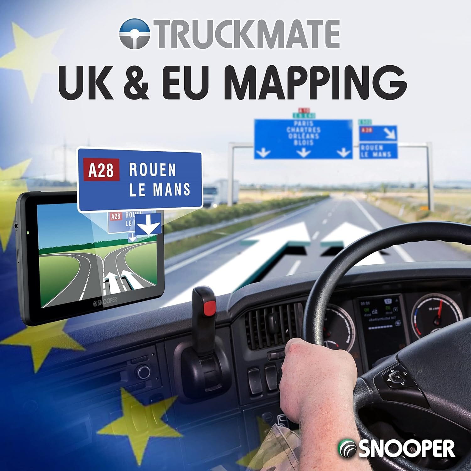 Snooper Sat Navs Snooper SC5900 Truckmate-Plus DVR G2 HGV Navigation System with HD Dash Cam