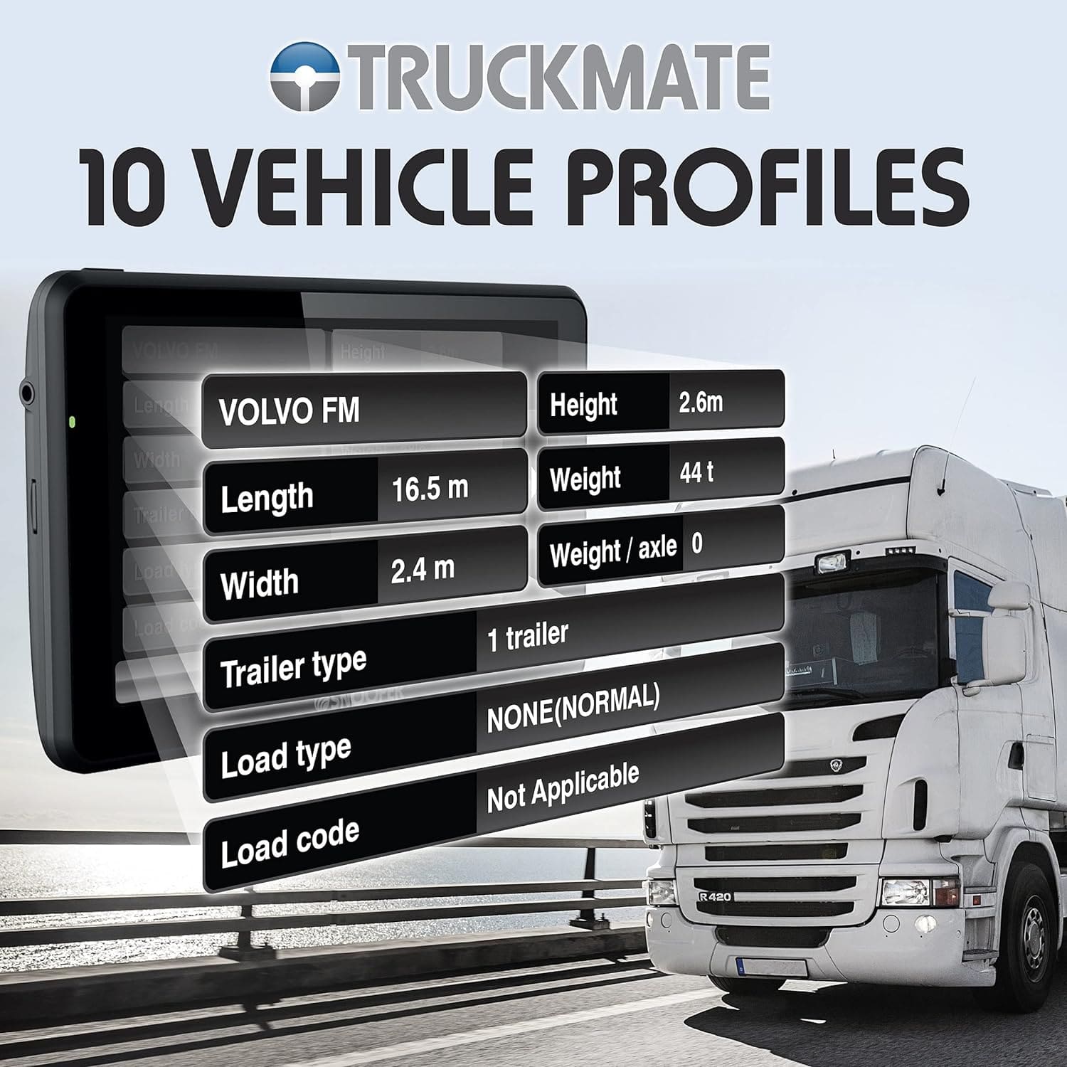 Snooper Sat Navs Snooper SC5900 Truckmate-Plus DVR G2 HGV Navigation System with HD Dash Cam