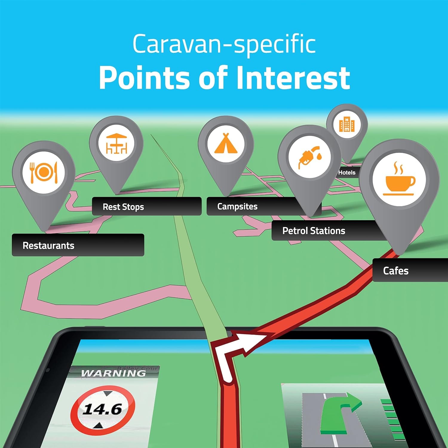 Snooper Sat Navs Snooper SC5900 Ventura-Plus DVR G2 Caravan & Motorhome Navigation with GPS, HD Dash Cam