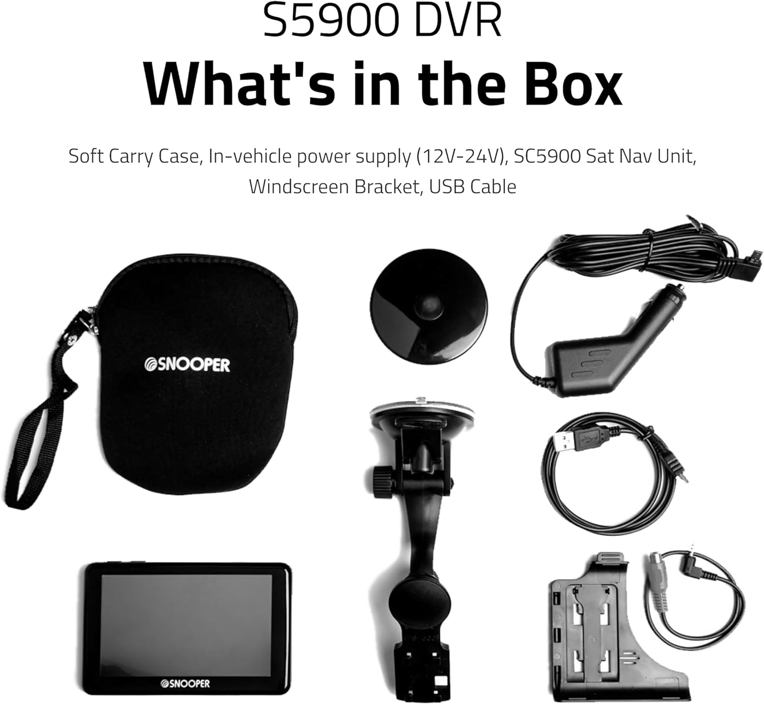 Snooper Sat Navs Snooper SC5900 Ventura-Plus DVR G2 Caravan & Motorhome Navigation with GPS, HD Dash Cam