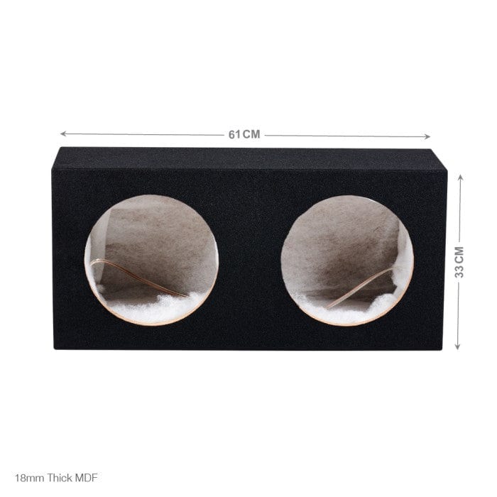 In Phase Car Speakers and Subs In Phase BX210S Double 10" Sealed Subwoofer Enclosure