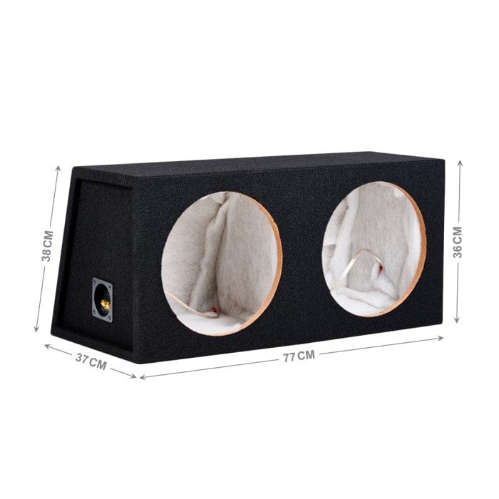 In Phase Car Speakers and Subs In Phase BX212S Double 12" Sealed Subwoofer Enclosure