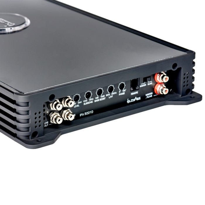 In Phase Amps In Phase IPA5001D 1 Ohm Stable Monoblock Subwoofer Amplifier, 5000 Watts, Black