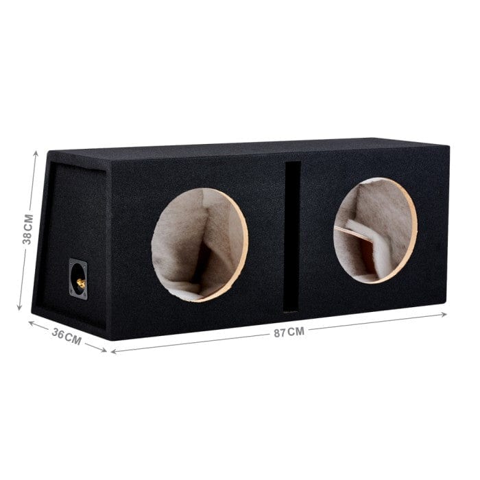 In Phase Car Speakers and Subs In Phase BX210P Double 10" Ported Subwoofer Enclosure