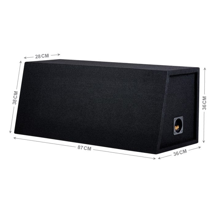 In Phase Car Speakers and Subs In Phase BX210P Double 10" Ported Subwoofer Enclosure
