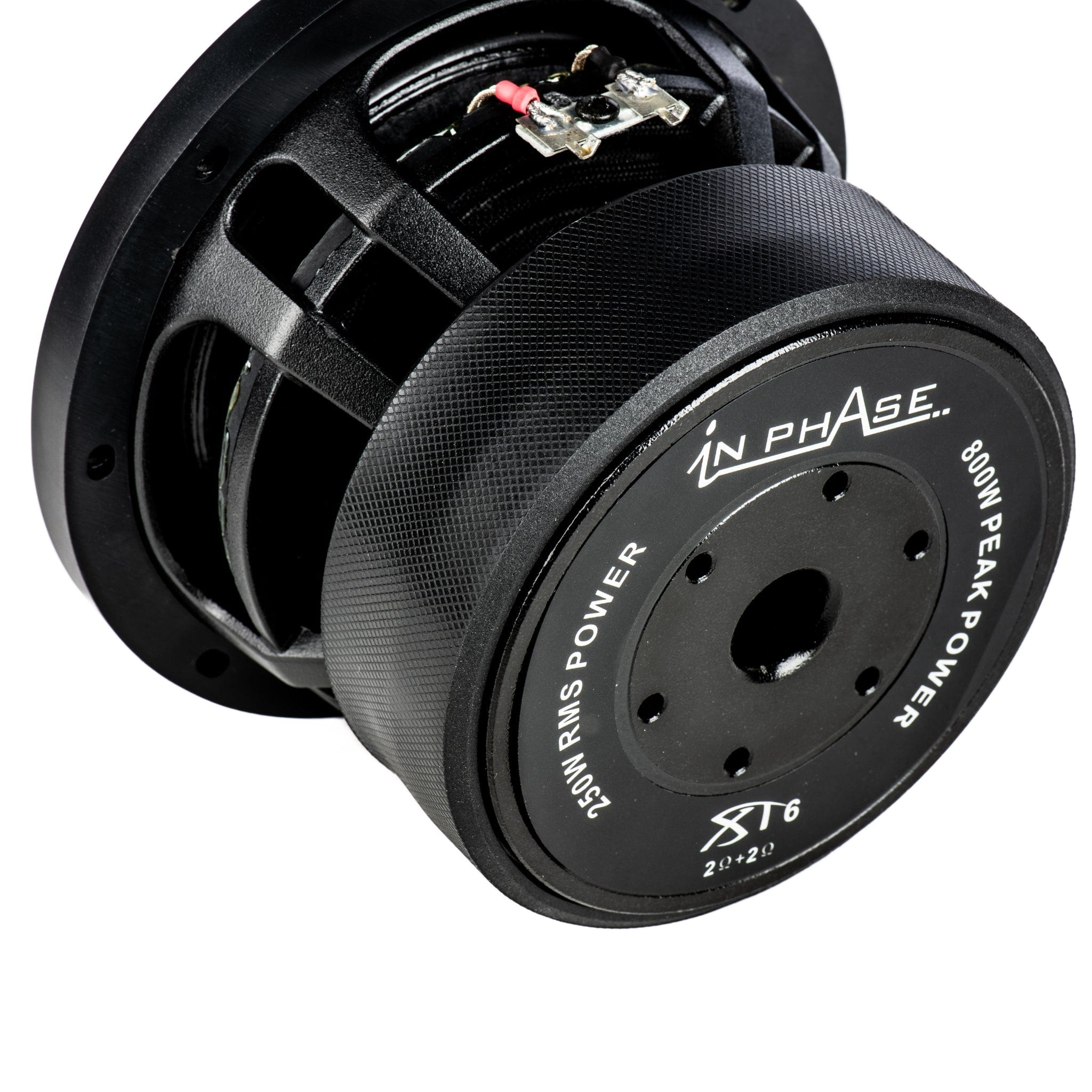 In Phase Car Subwoofers In Phase XT-6 800W Peak Power 6.5" Kevlar Cone 2 Ohm Dual Voice Coil Subwoofer