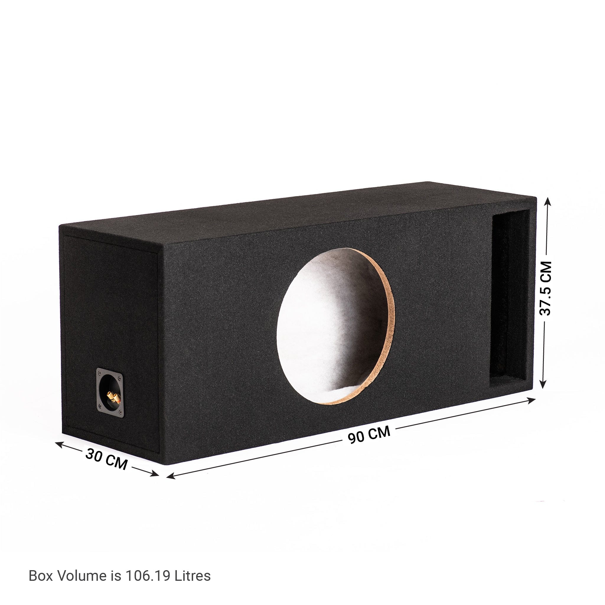 In Phase Car Speakers and Subs In Phase BX12KNG 12" Slot Ported Subwoofer Enclosure for DB Audio Karnage 12 Subwoofer