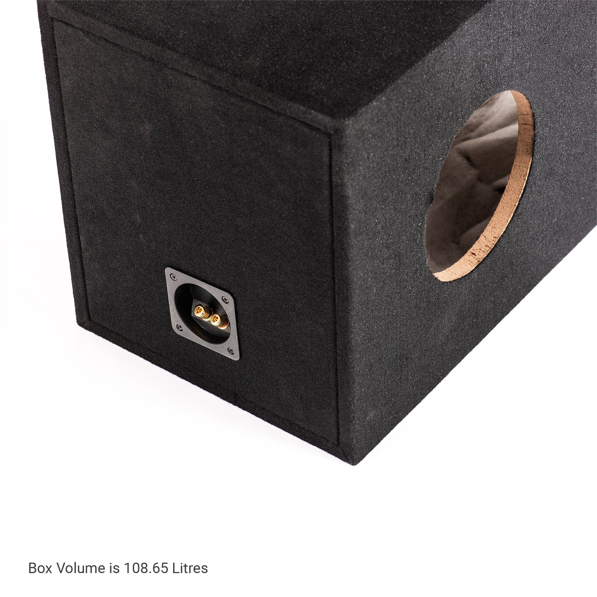 In Phase Car Speakers and Subs In Phase BX28XT Double 8" Ported Subwoofer Enclosure for TWO In Phase XT-8 Subwoofers
