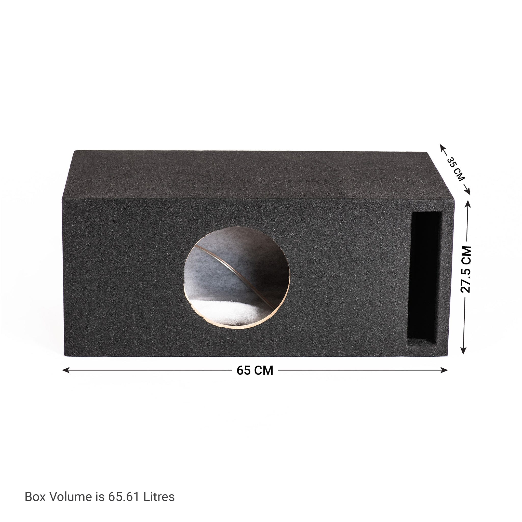 In Phase Car Speakers and Subs In Phase BX-8XT 8" Slot Ported High Quality Subwoofer Enclosure for XT-8