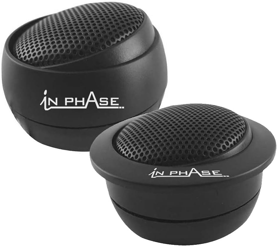 In Phase Car Speakers In Phase SXT1 200 Watts Performance Tweeter with 1/2 Inch Silk Dome