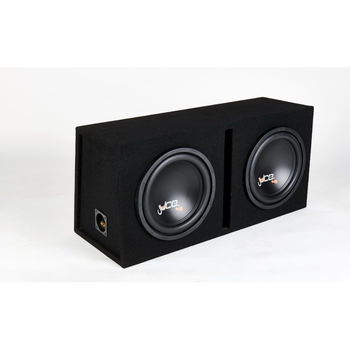 Juice Enclosed Subwoofers Juice JS12 1400W Bass Box Package with Double Ported Enclosure