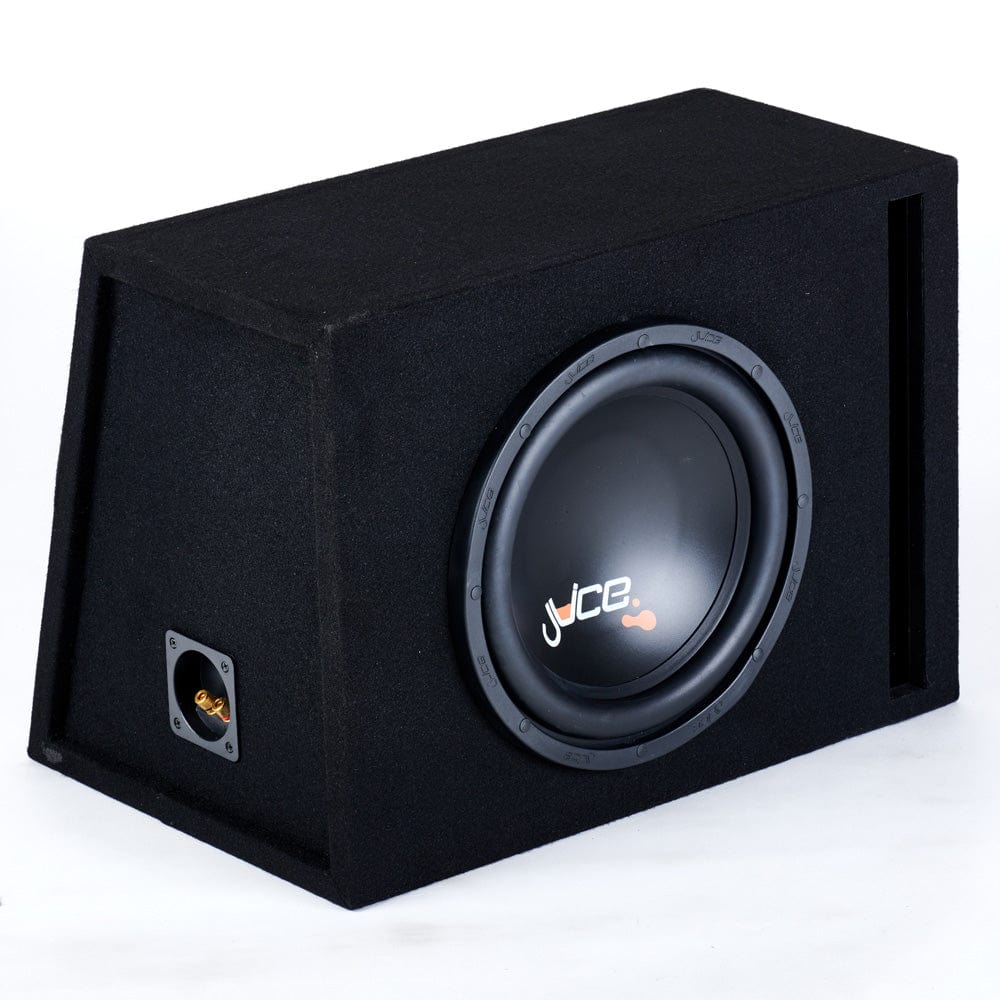 Juice Enclosed Subwoofers Juice JS12 1400W Bass Box Package with Ported Enclosure
