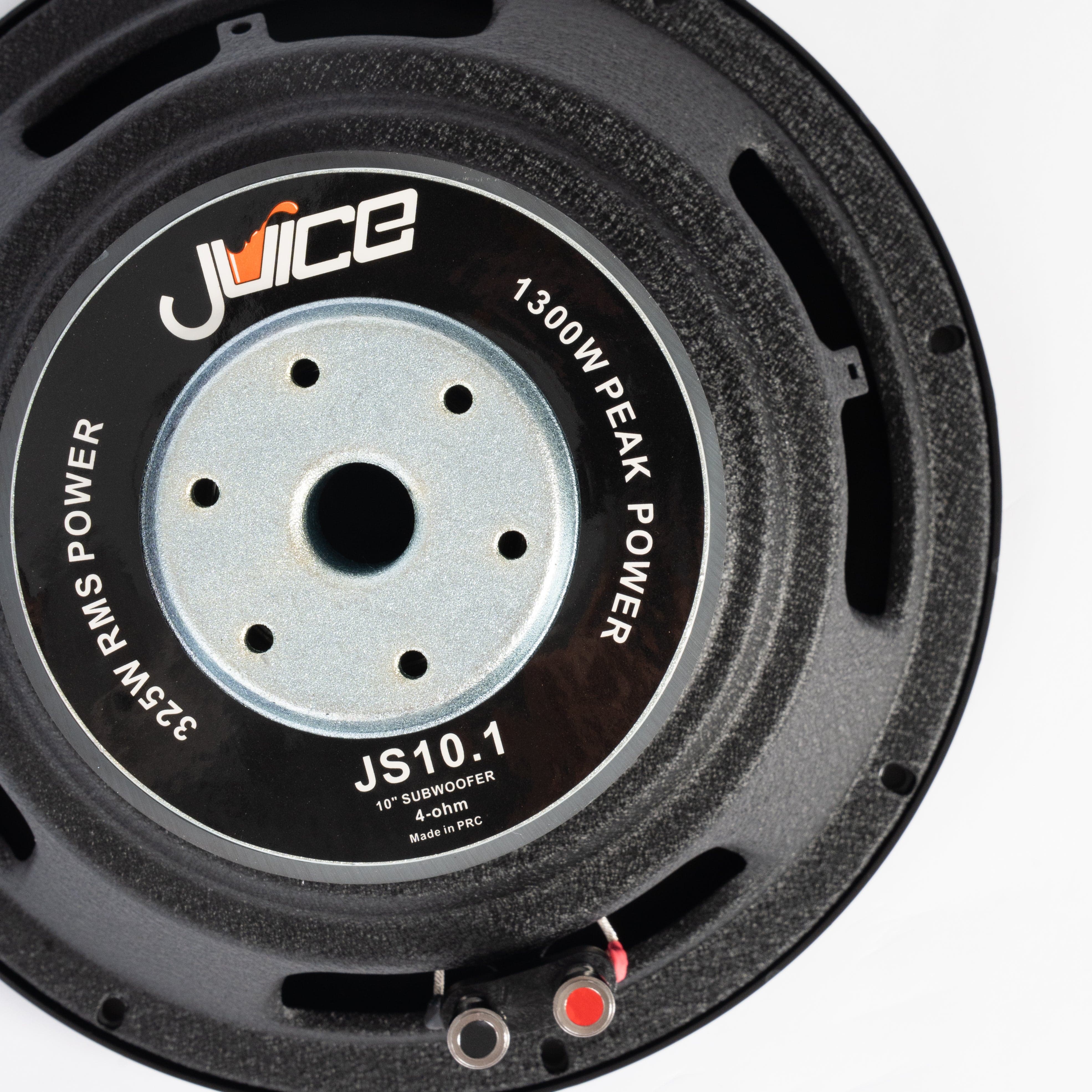 Juice Subwoofer JS10.1 1200W 10" Single Voice Coil 4 Ohm Subwoofer Bass Driver