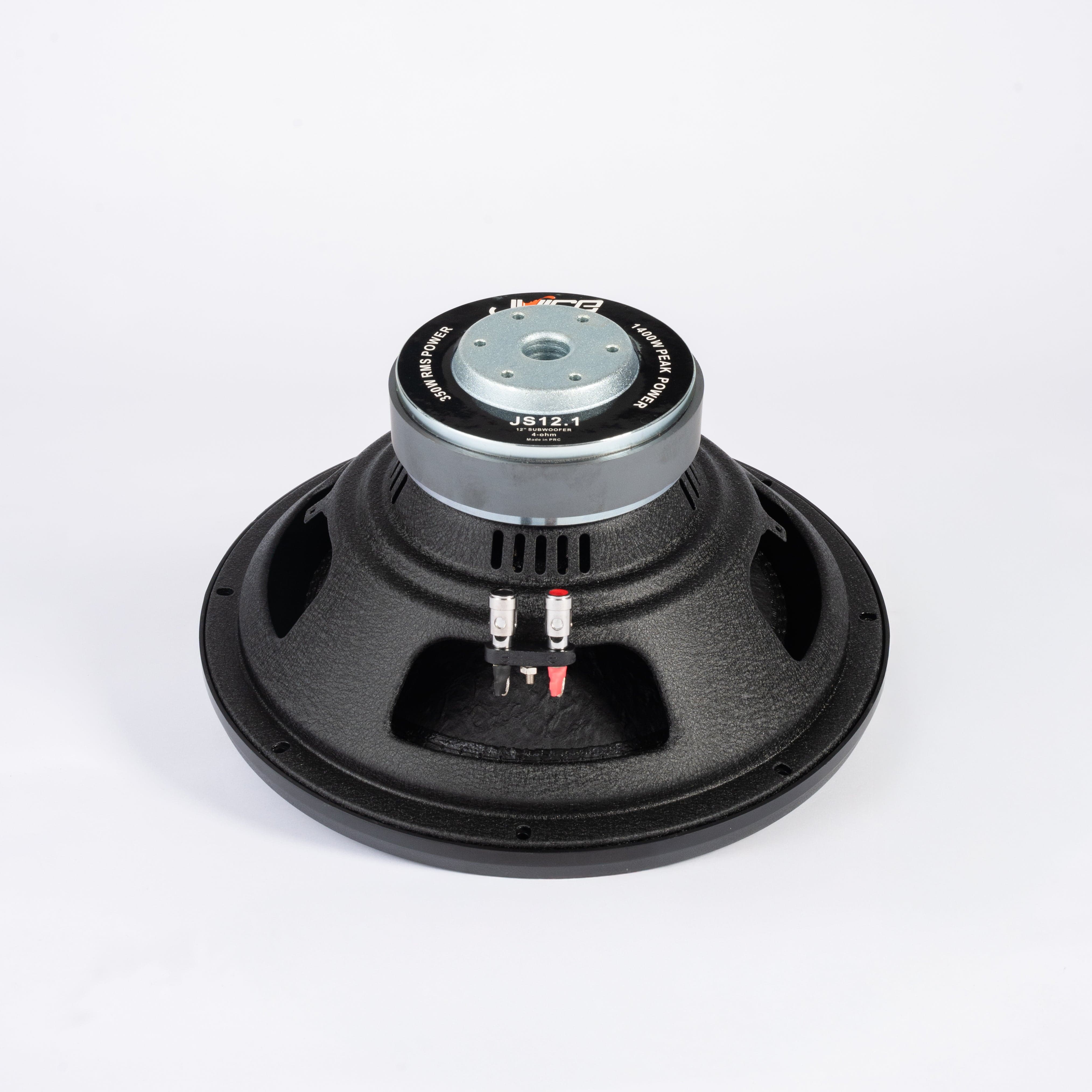 Juice Subwoofer Juice JS12.1 1400W 12" Single Voice Coil 4 Ohm Subwoofer Bass Driver